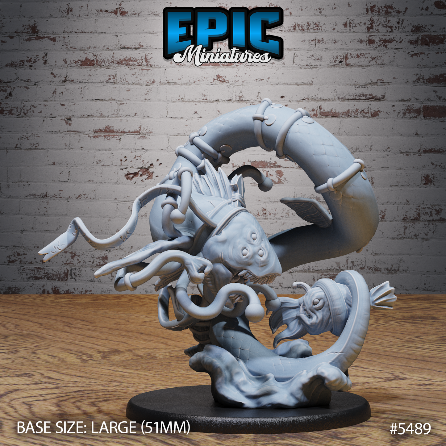 Deep Sea Eel (3 Variants Available) - Epic Miniatures