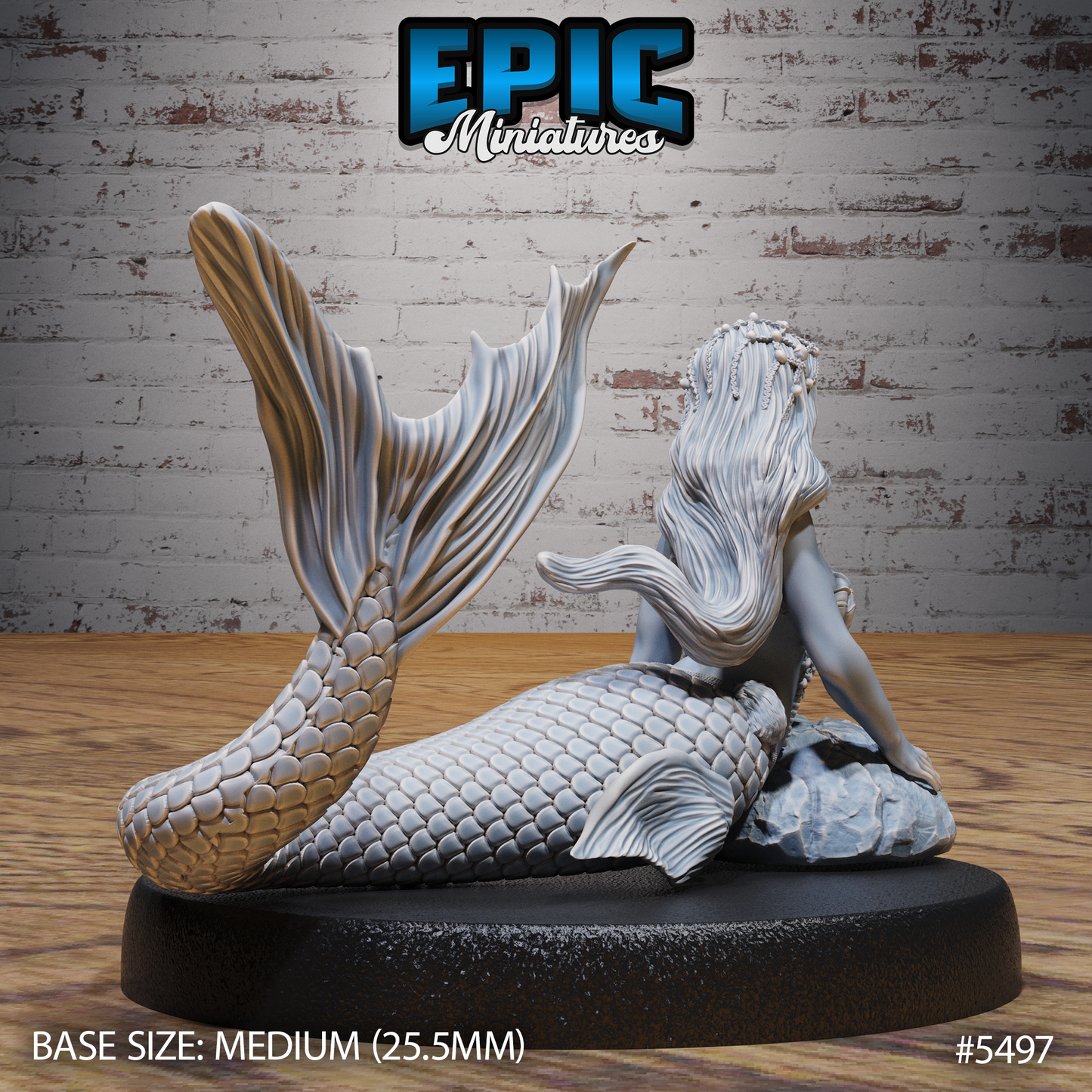 Mermaid, Classic (3 Variants Available) - Epic Miniatures