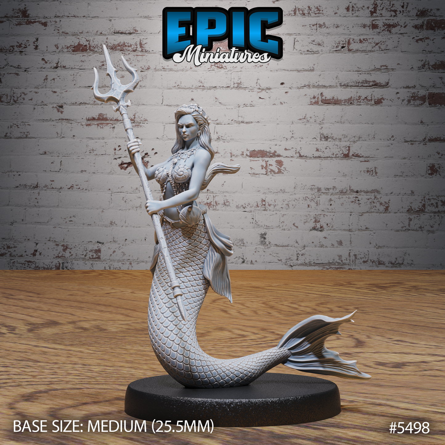 Mermaid, Classic (3 Variants Available) - Epic Miniatures