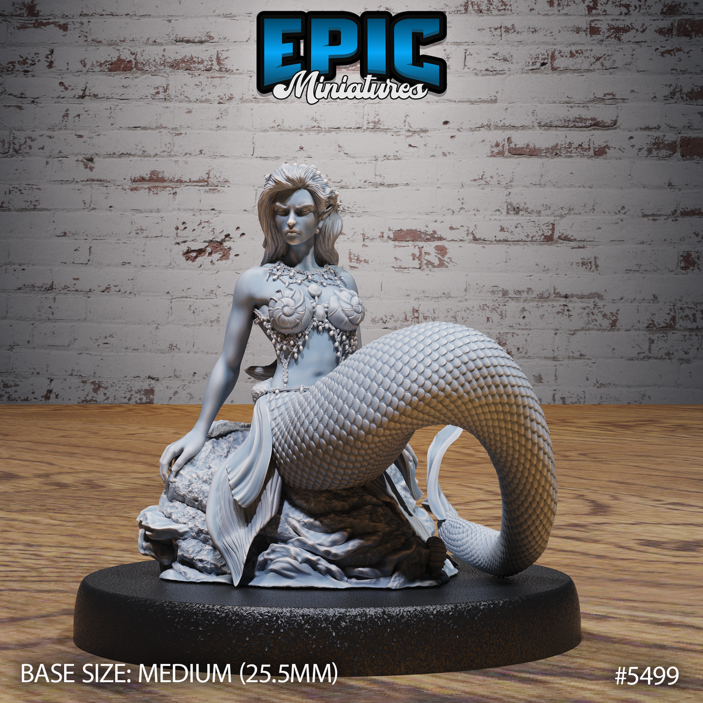 Mermaid, Classic (3 Variants Available) - Epic Miniatures
