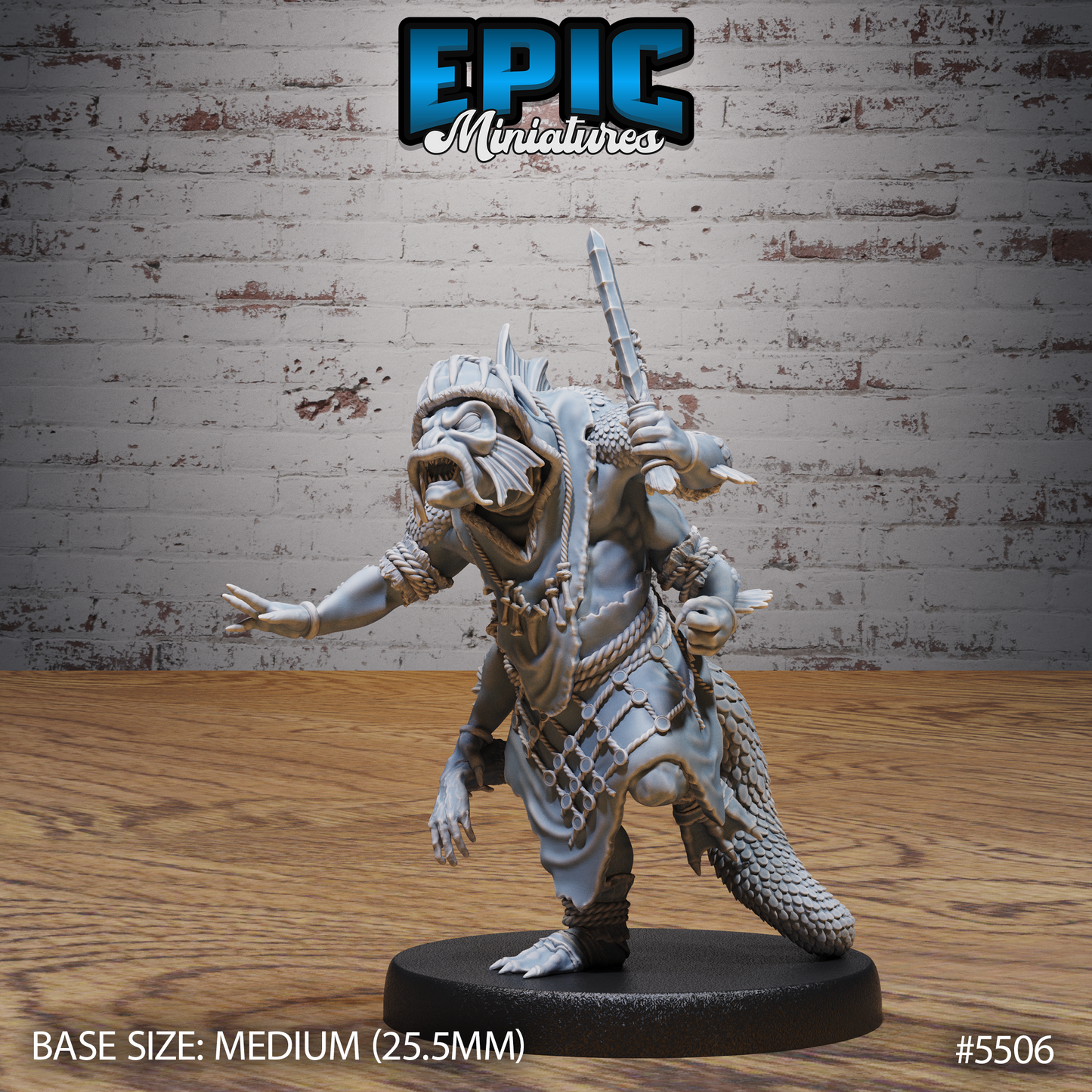 Fishfolk Vagabond (3 Variants Available) - Epic Miniatures