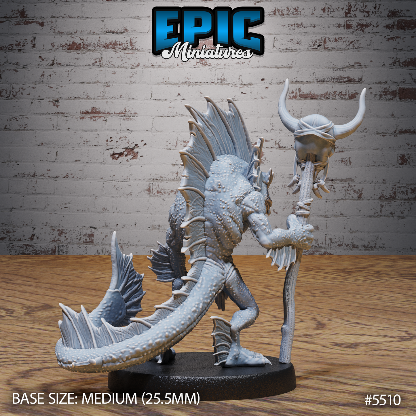Fishfolk Warrior (3 Variants Available) - Epic Miniatures