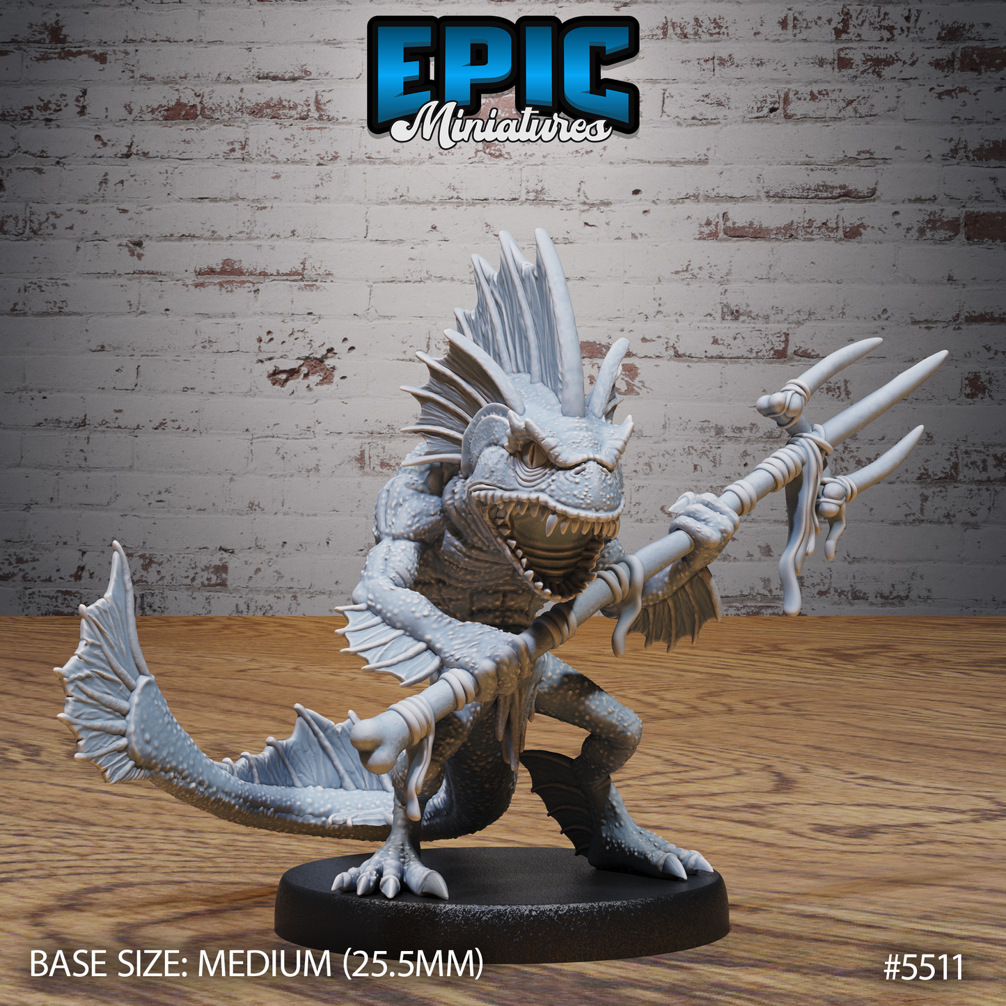 Fishfolk Warrior (3 Variants Available) - Epic Miniatures