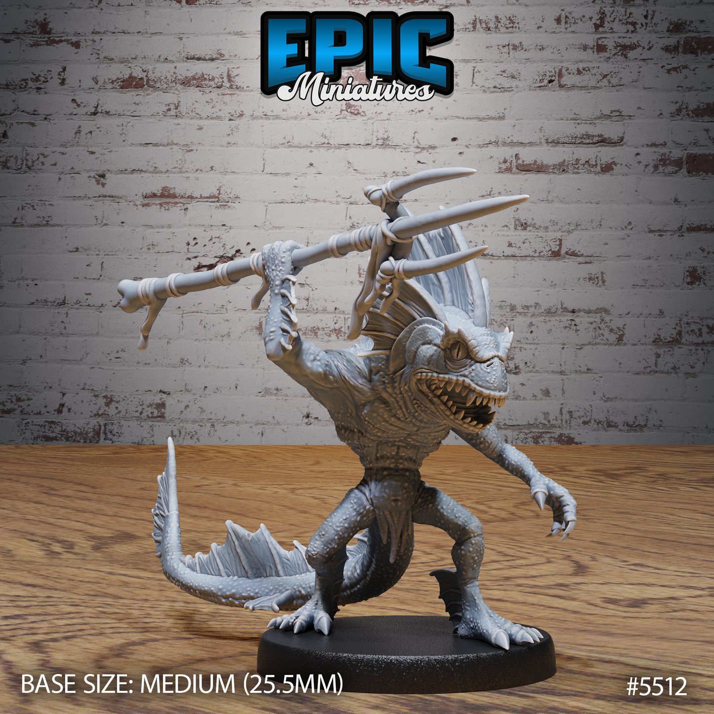 Fishfolk Warrior (3 Variants Available) - Epic Miniatures