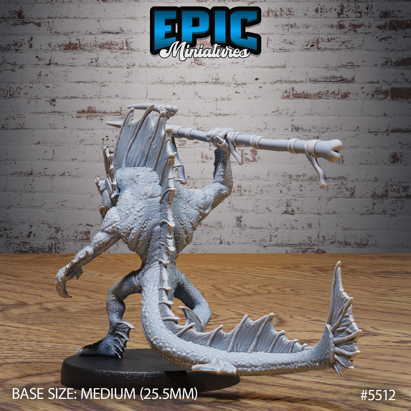Fishfolk Warrior (3 Variants Available) - Epic Miniatures