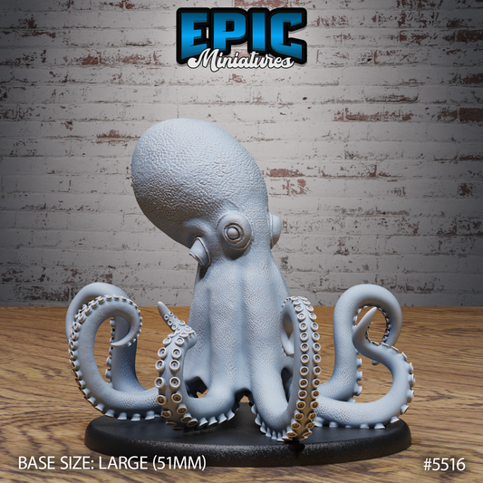 Giant Octopus (2 Variants Available) - Epic Miniatures