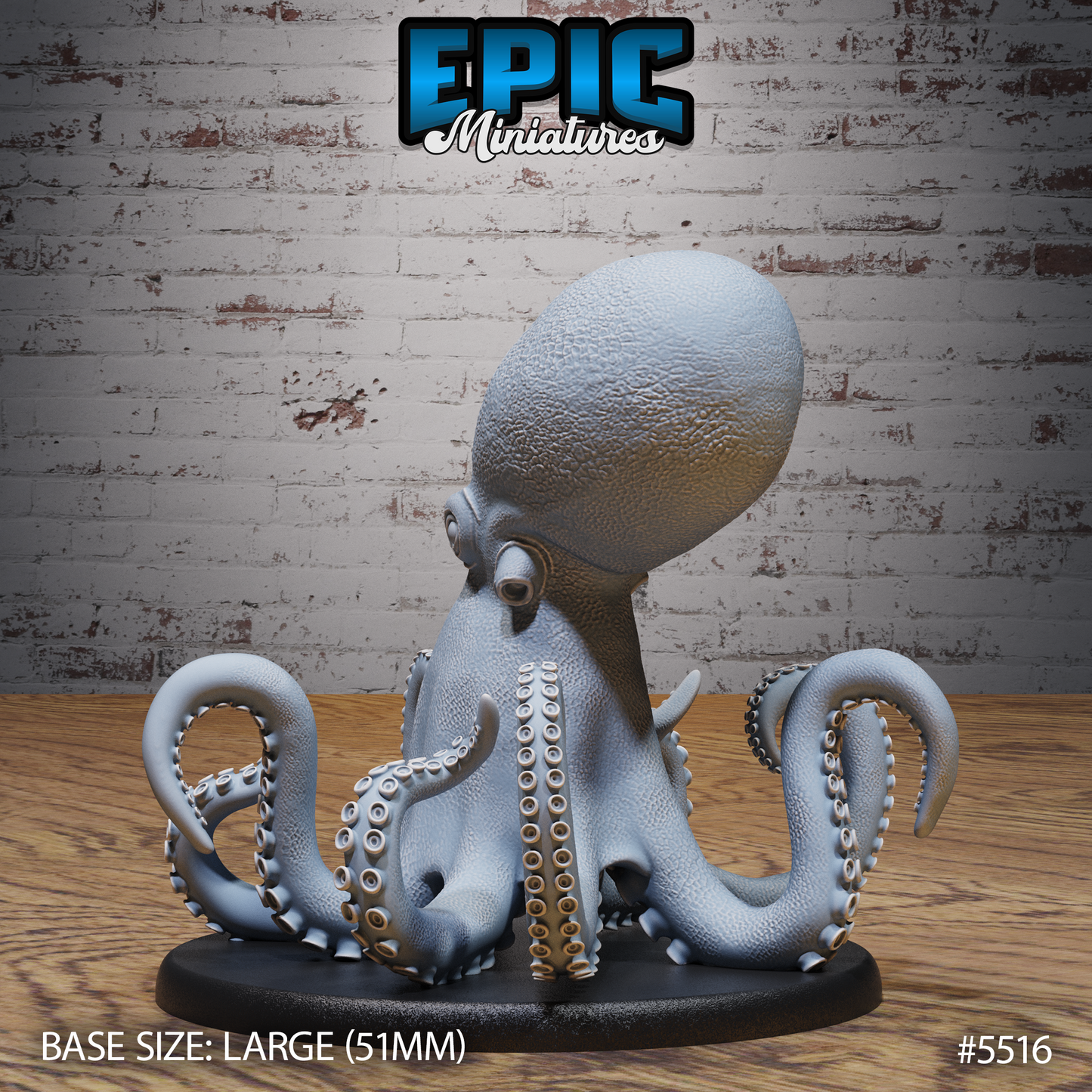 Giant Octopus (2 Variants Available) - Epic Miniatures
