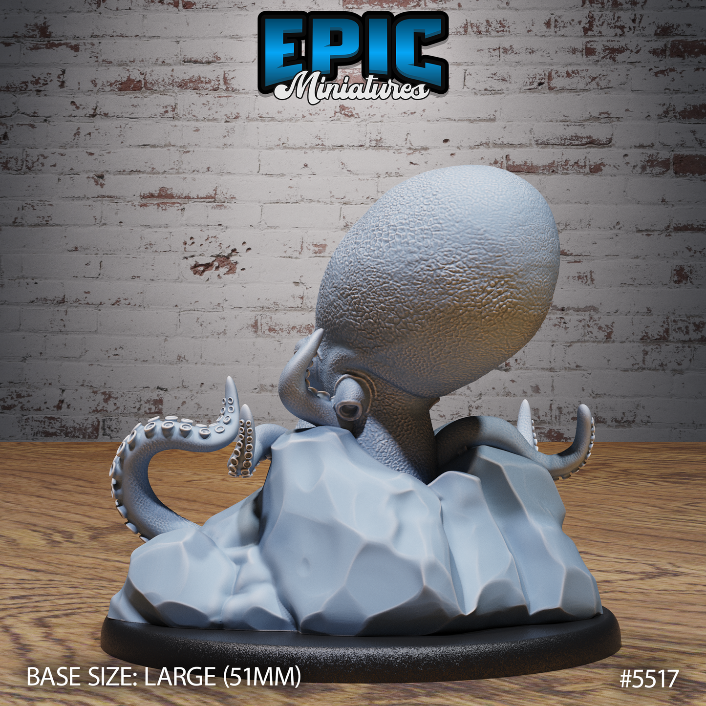 Giant Octopus (2 Variants Available) - Epic Miniatures