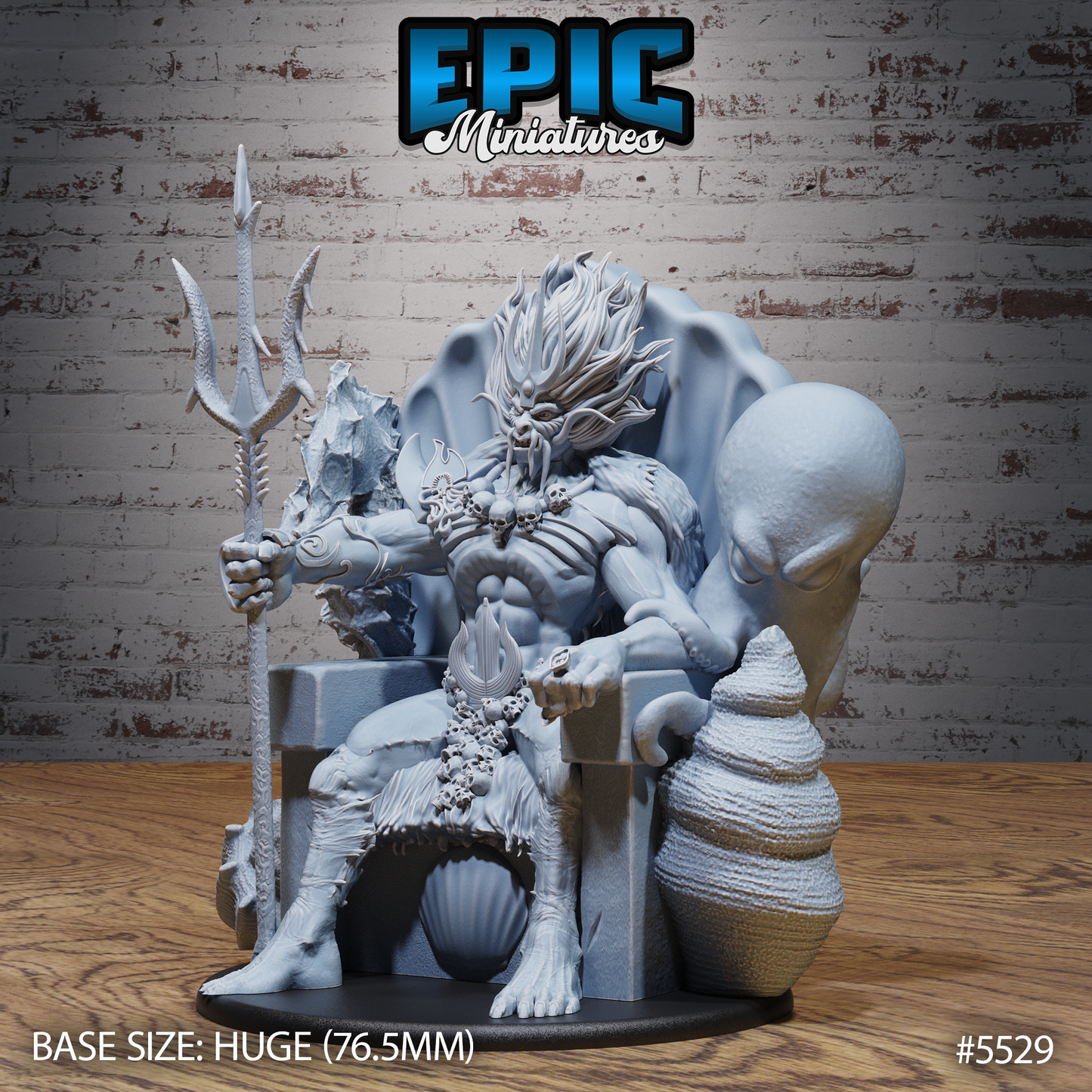 Deep Sea Lizard (3 Variants Available) - Epic Miniatures