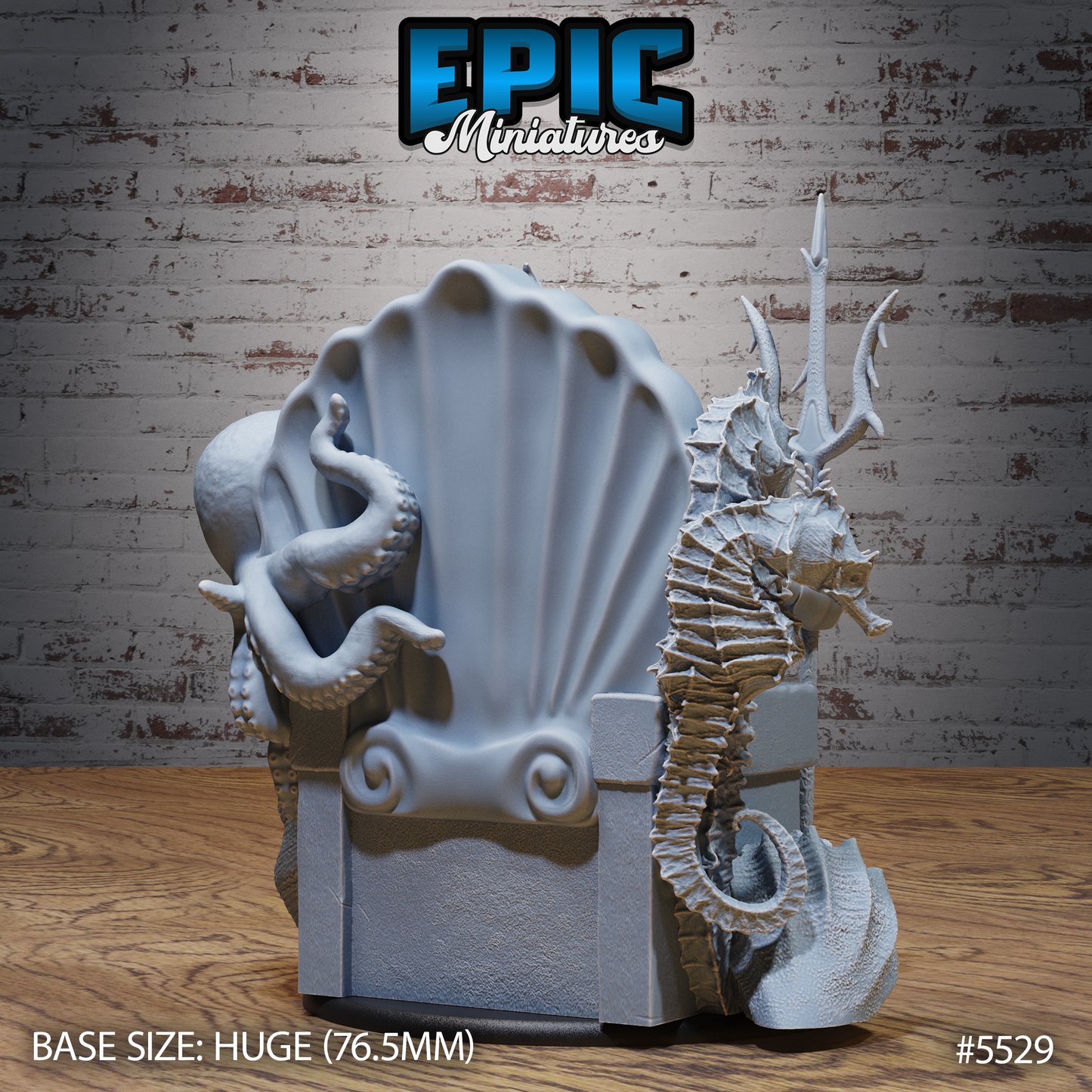 Deep Sea Lizard (3 Variants Available) - Epic Miniatures