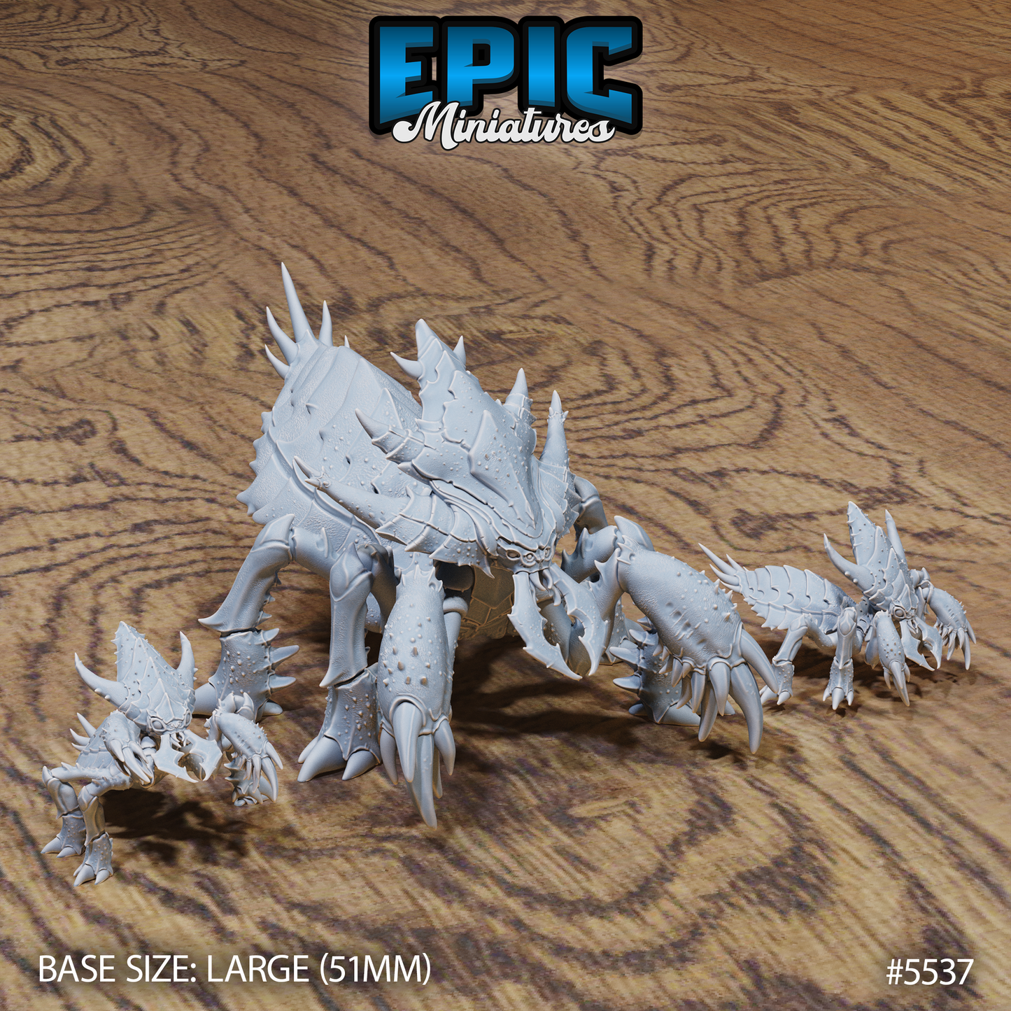 Ankheg Mother, Eggs and Young (7 Variants Available) - Epic Miniatures