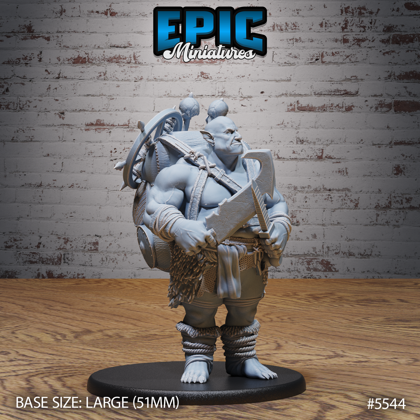 Ogre Butcher (3 Variants Available) - Epic Miniatures