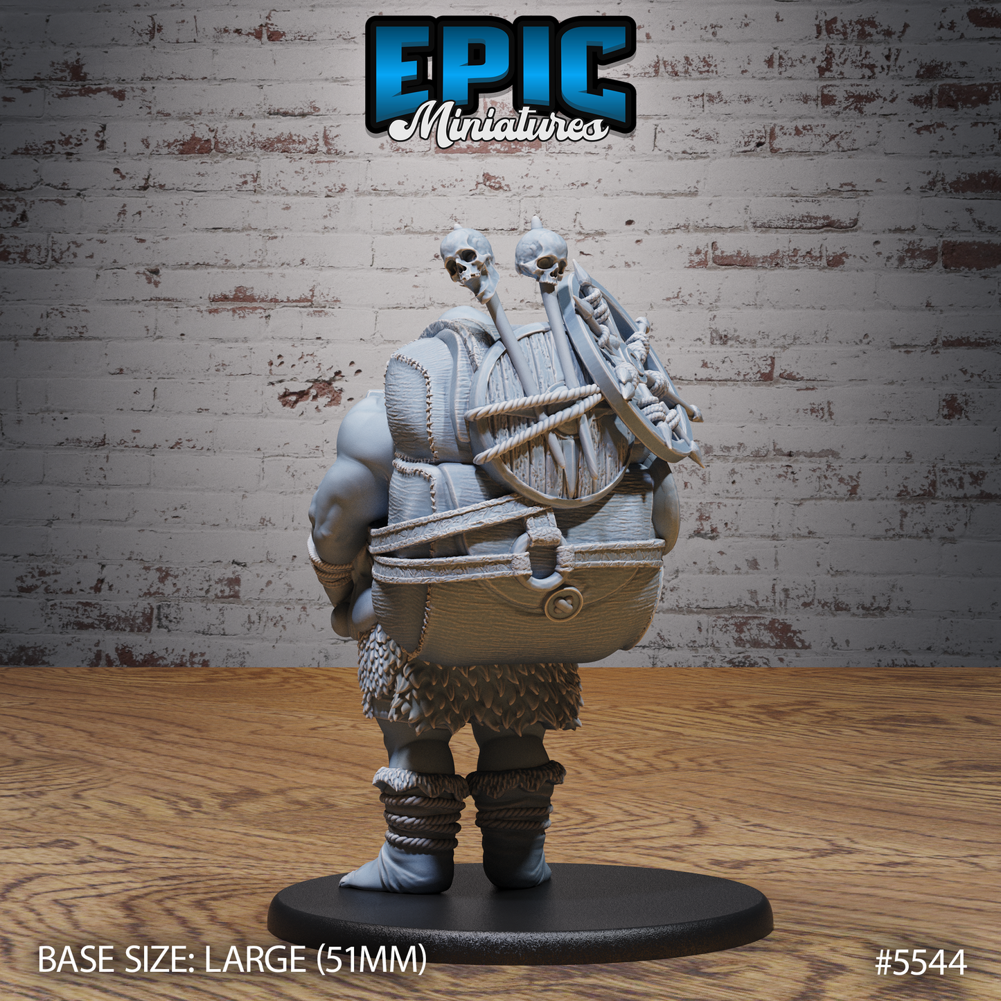 Ogre Butcher (3 Variants Available) - Epic Miniatures