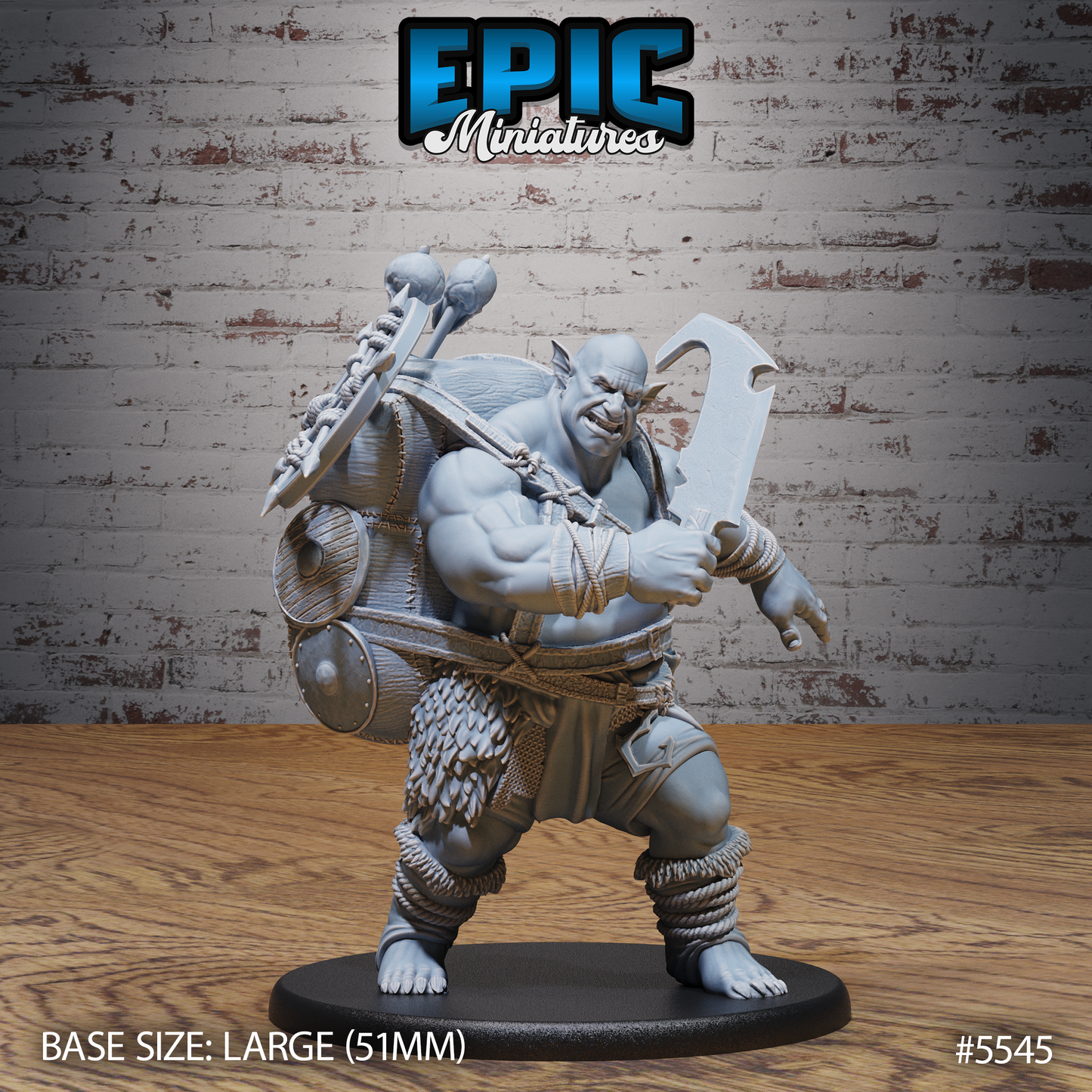 Ogre Butcher (3 Variants Available) - Epic Miniatures
