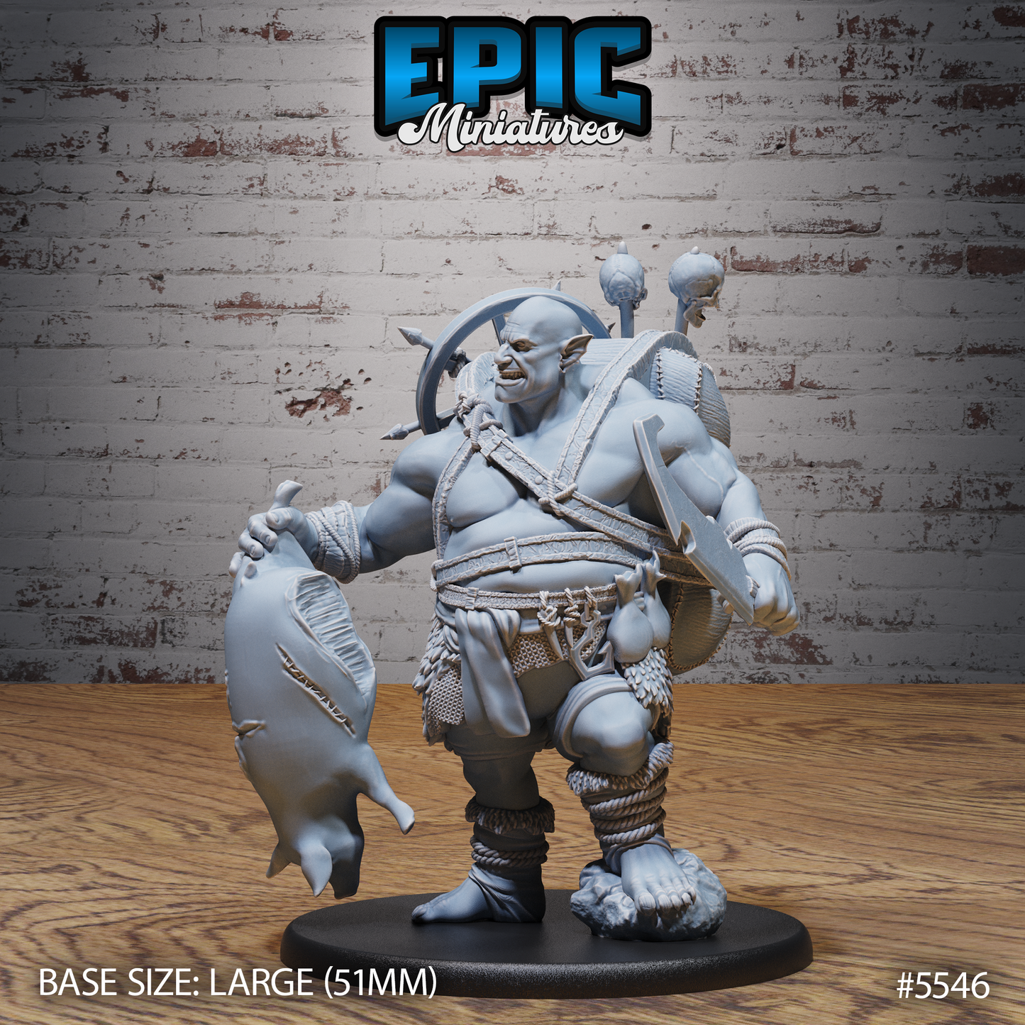 Ogre Butcher (3 Variants Available) - Epic Miniatures