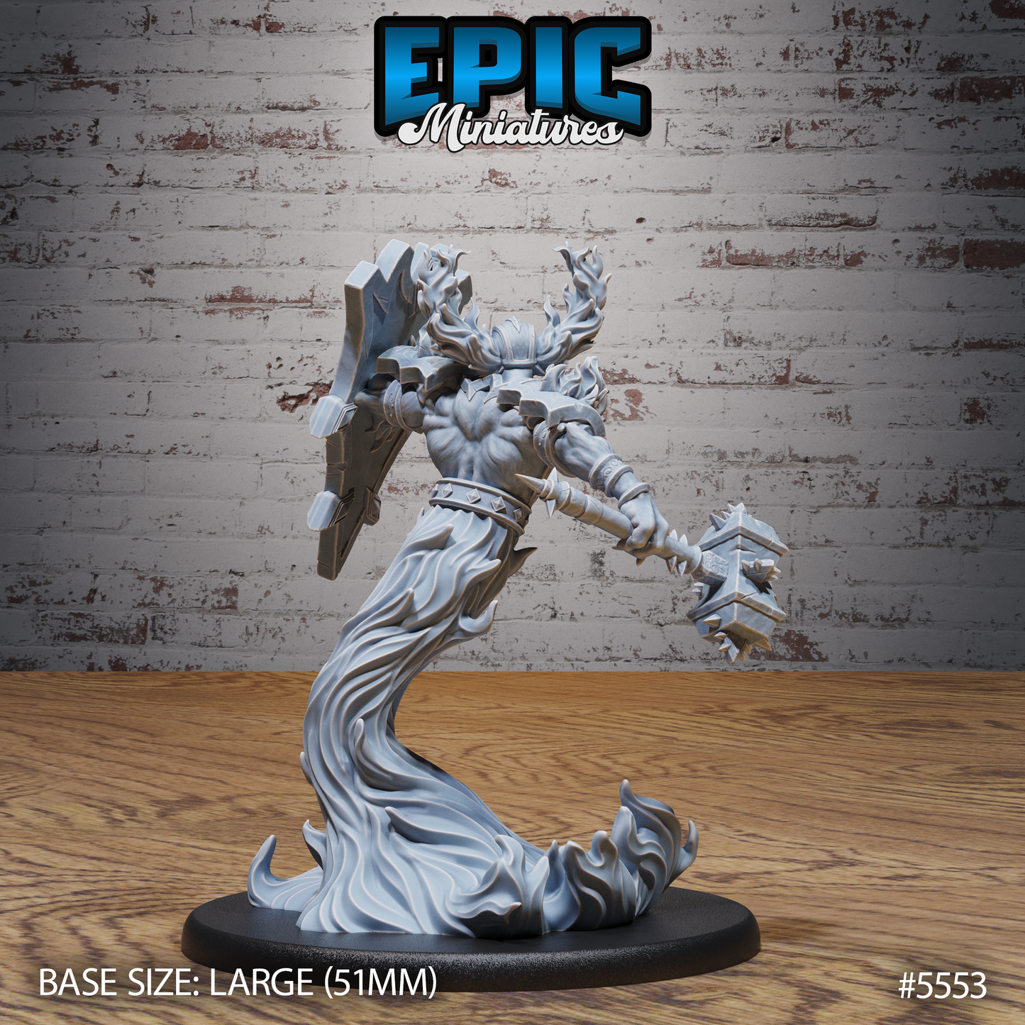 Hellfire Elemental (3 Variants Available) - Epic Miniatures