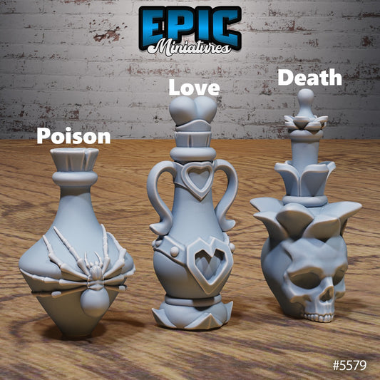 Witch Hut Terrain Scatter Set - Cauldrons and Alchemy (7 Variants Available) - Epic Miniatures