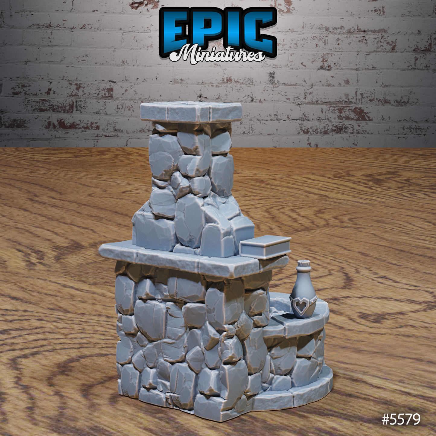 Witch Hut Terrain Scatter Set - Cauldrons and Alchemy (7 Variants Available) - Epic Miniatures