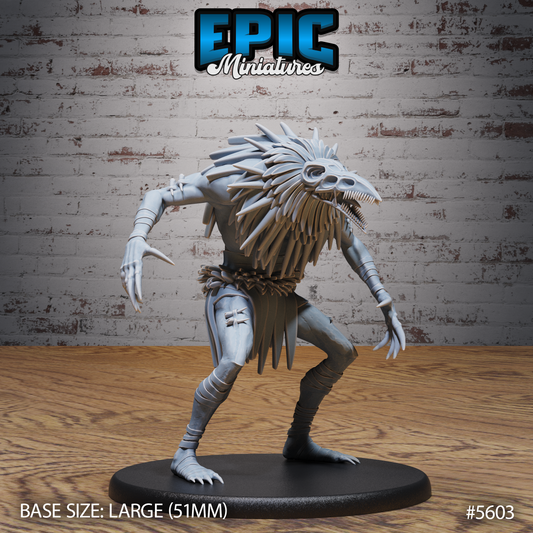 Crow Shaman (3 Variants Available) - Epic Miniatures