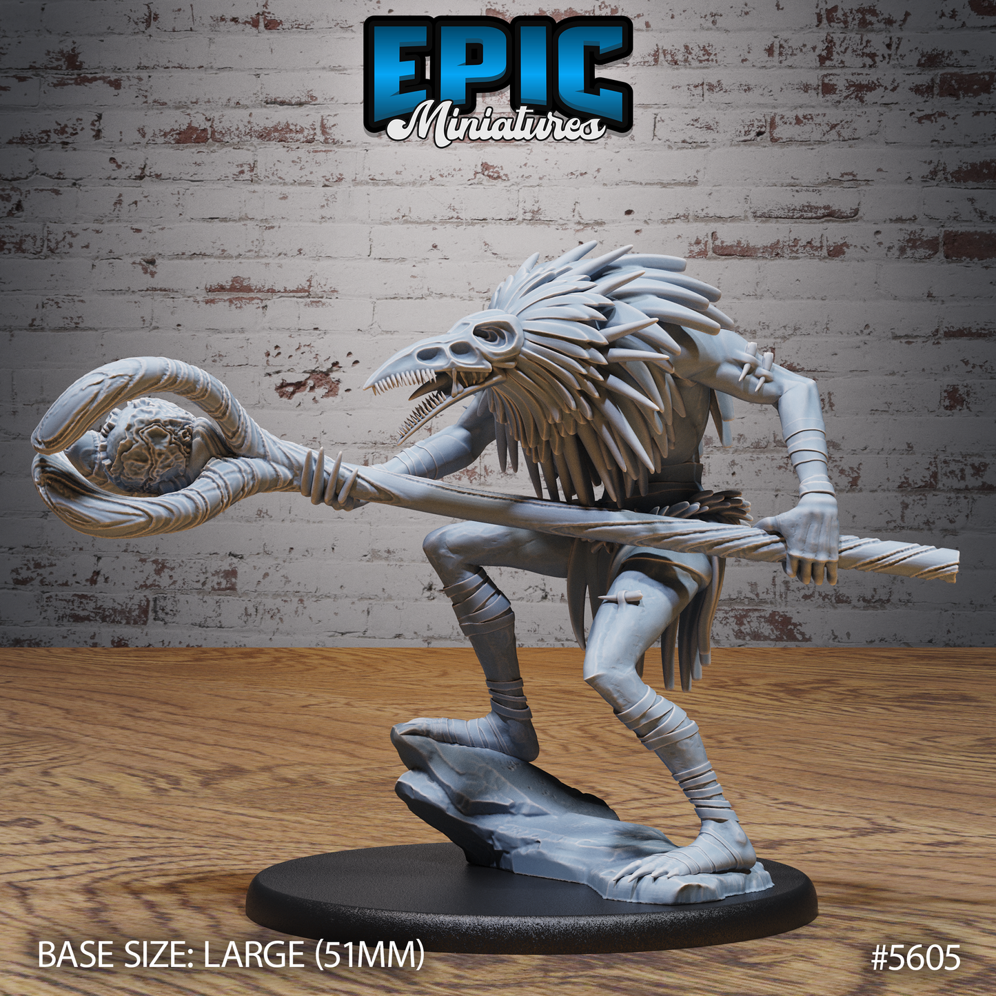 Crow Shaman (3 Variants Available) - Epic Miniatures