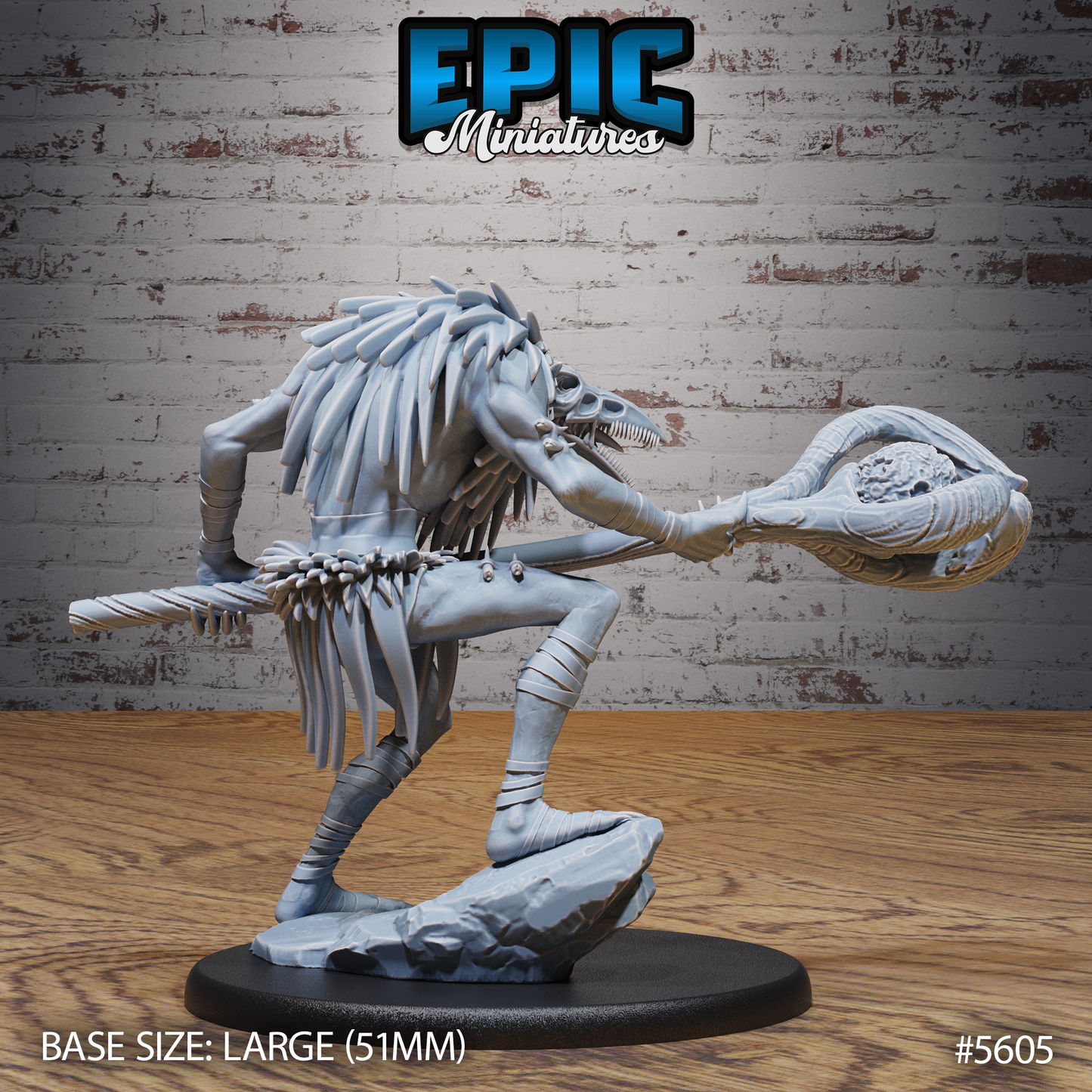 Crow Shaman (3 Variants Available) - Epic Miniatures