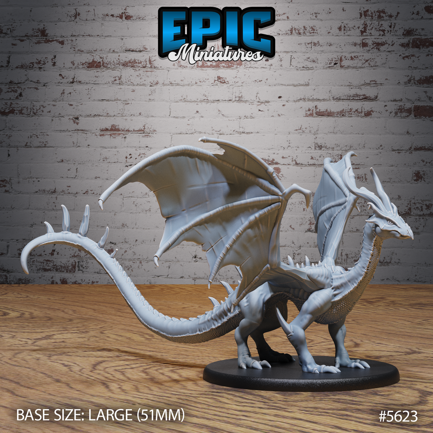 Emerald Dragon (5 Variants Available) - Epic Miniatures