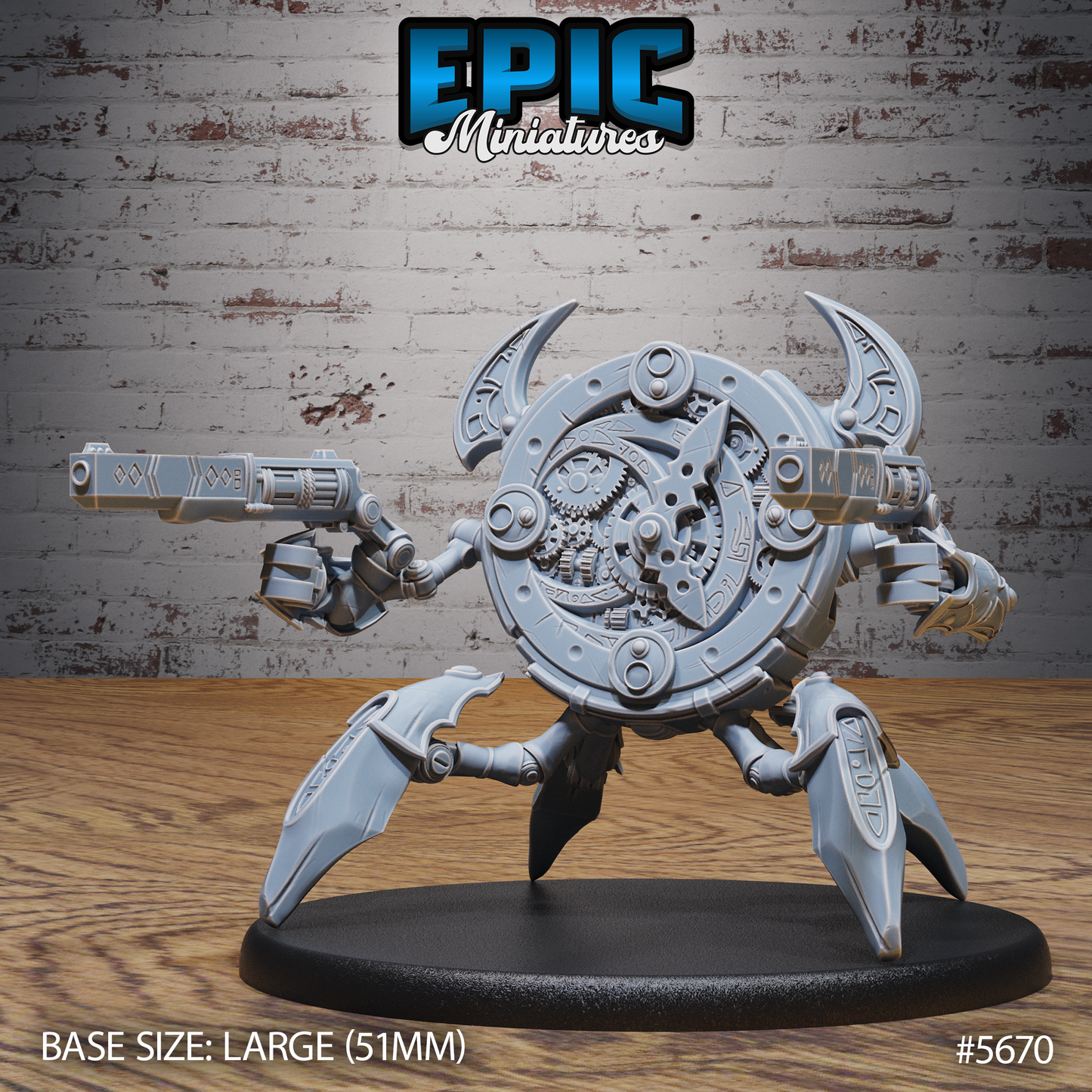 Clockwork Golem (3 Variants Available) - Epic Miniatures