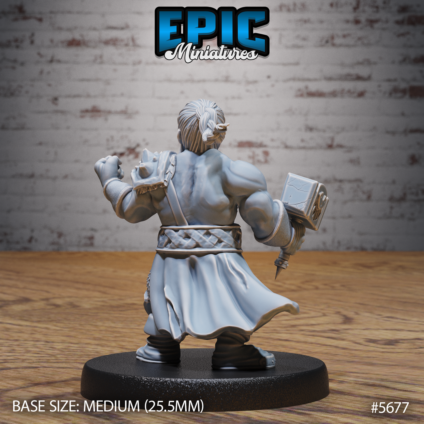Mighty Dwarf (3 Variants Available) - Epic Miniatures