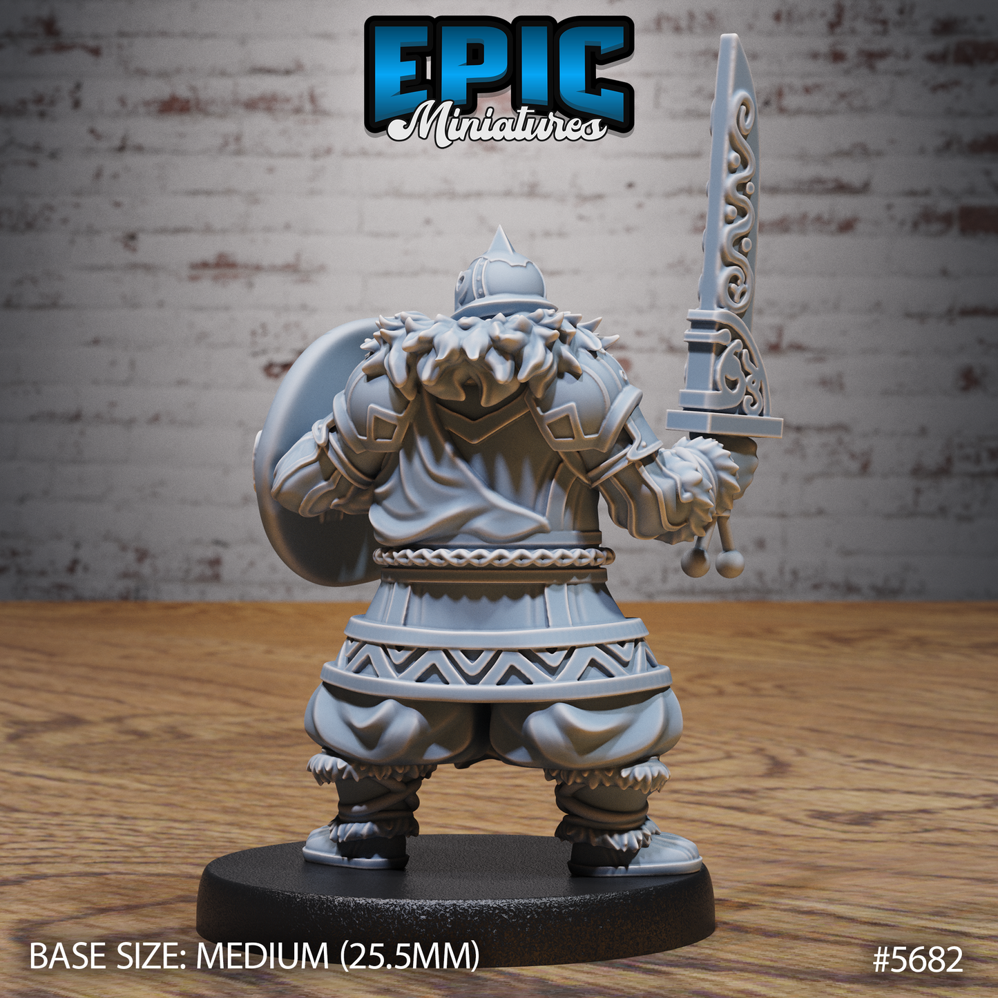 Dwarf Fighter (3 Variants Available) - Epic Miniatures