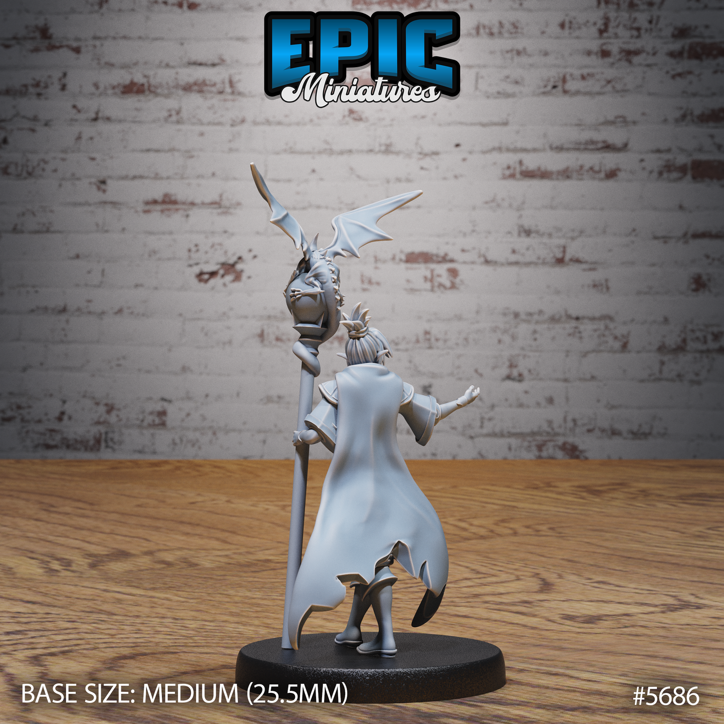 Dragonfire Sorcerer (3 Variants Available) - Epic Miniatures