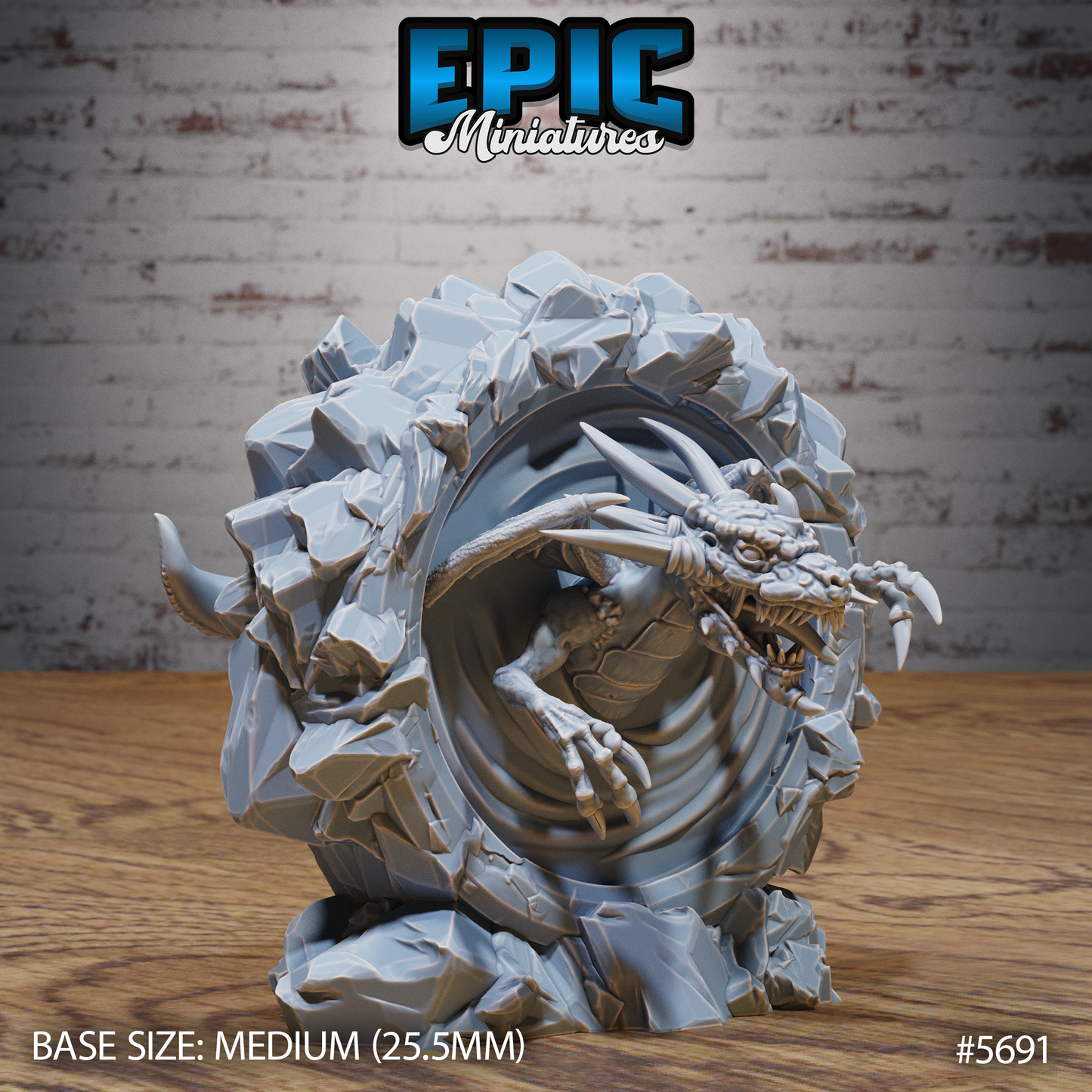 Abyss Drake (4 Variants Available) - Epic Miniatures