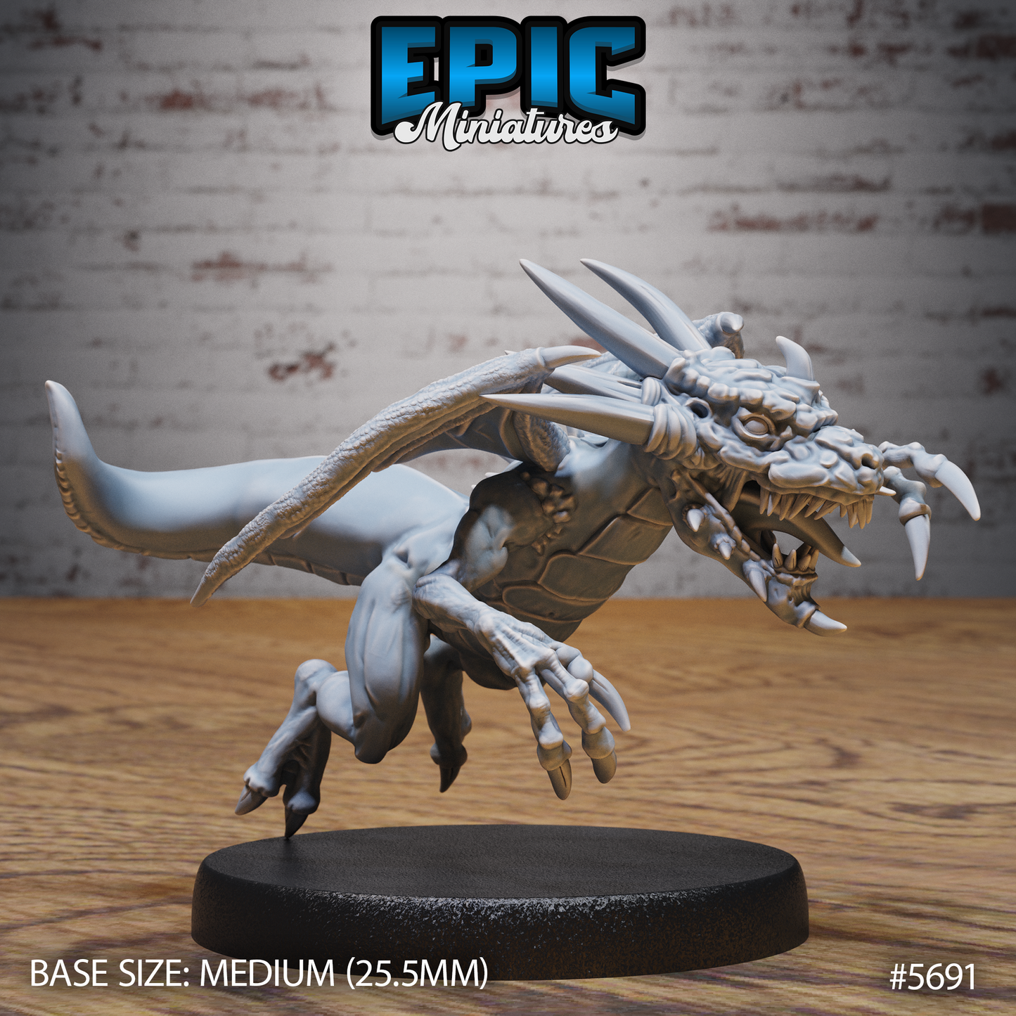 Abyss Drake (4 Variants Available) - Epic Miniatures