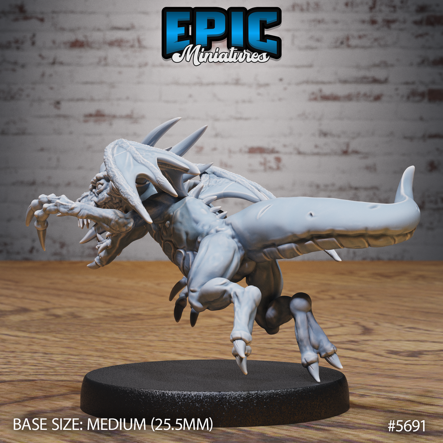 Abyss Drake (4 Variants Available) - Epic Miniatures