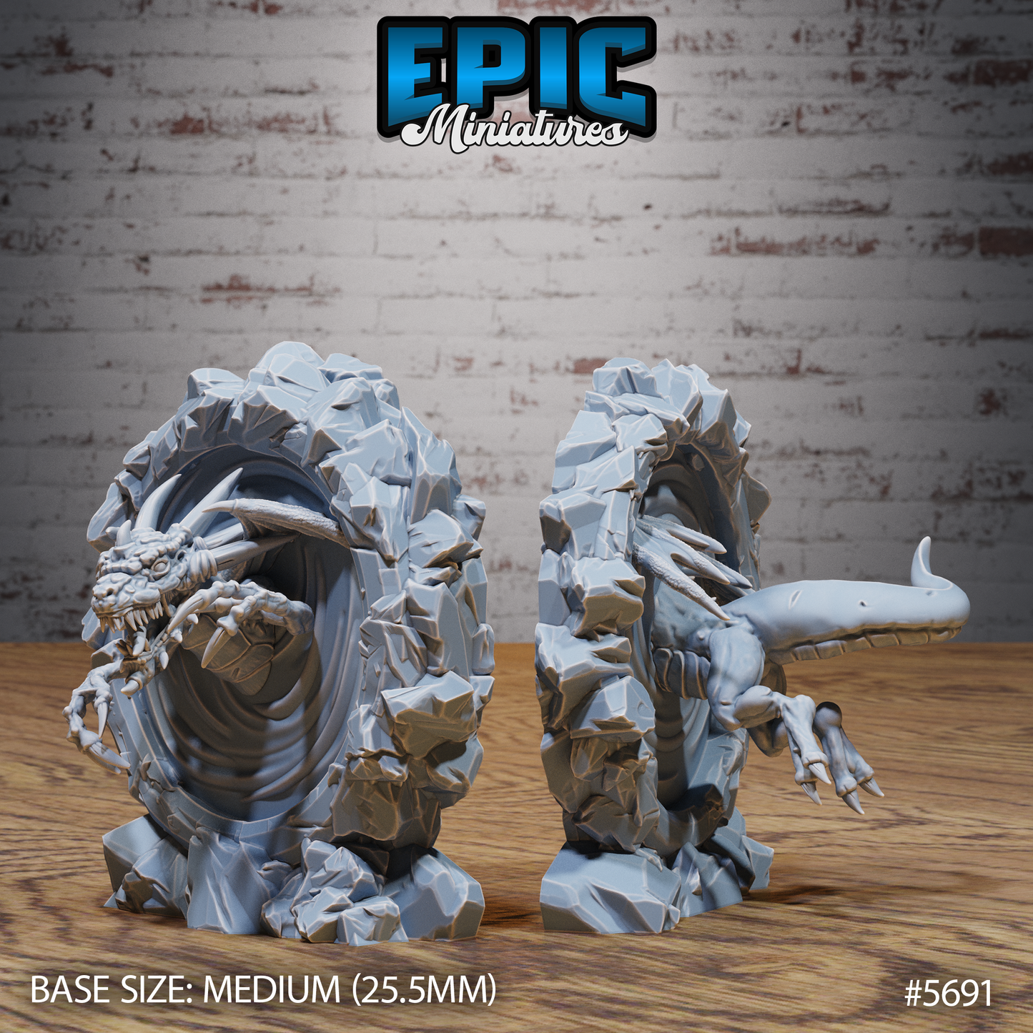Abyss Drake (4 Variants Available) - Epic Miniatures