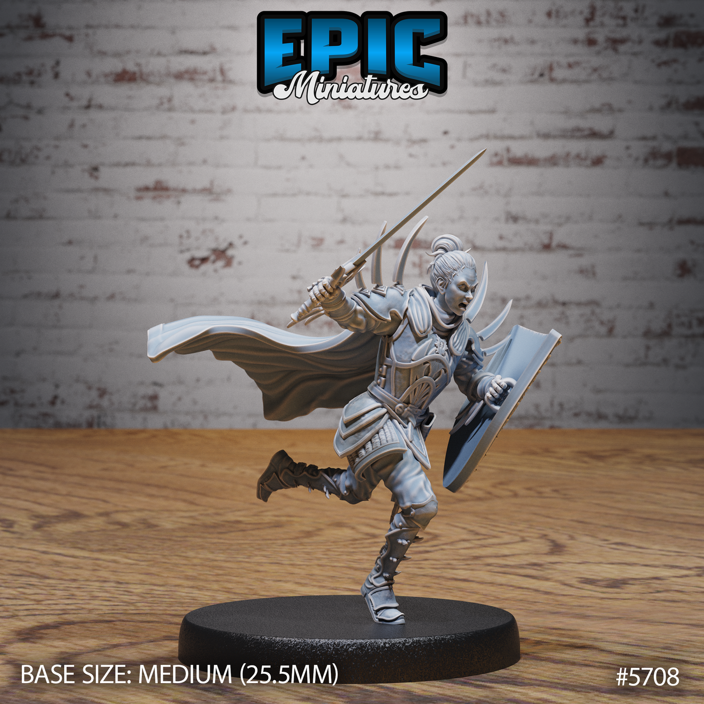 Dragon Huntress (3 Variants Available) - Epic Miniatures