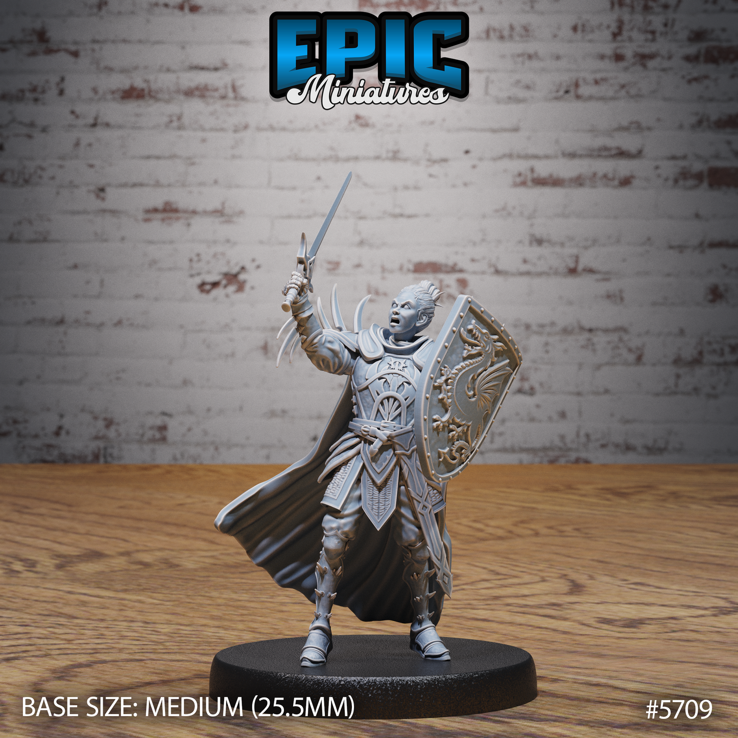Dragon Huntress (3 Variants Available) - Epic Miniatures