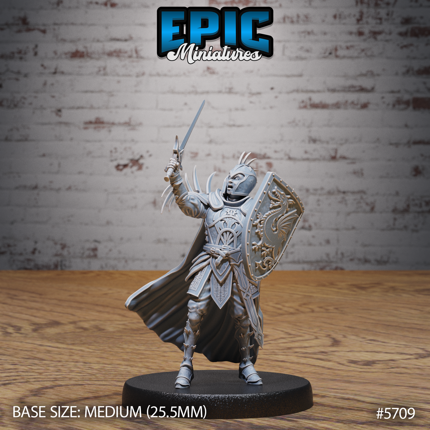 Dragon Huntress - Helmet (2 Variants Available) - Epic Miniatures