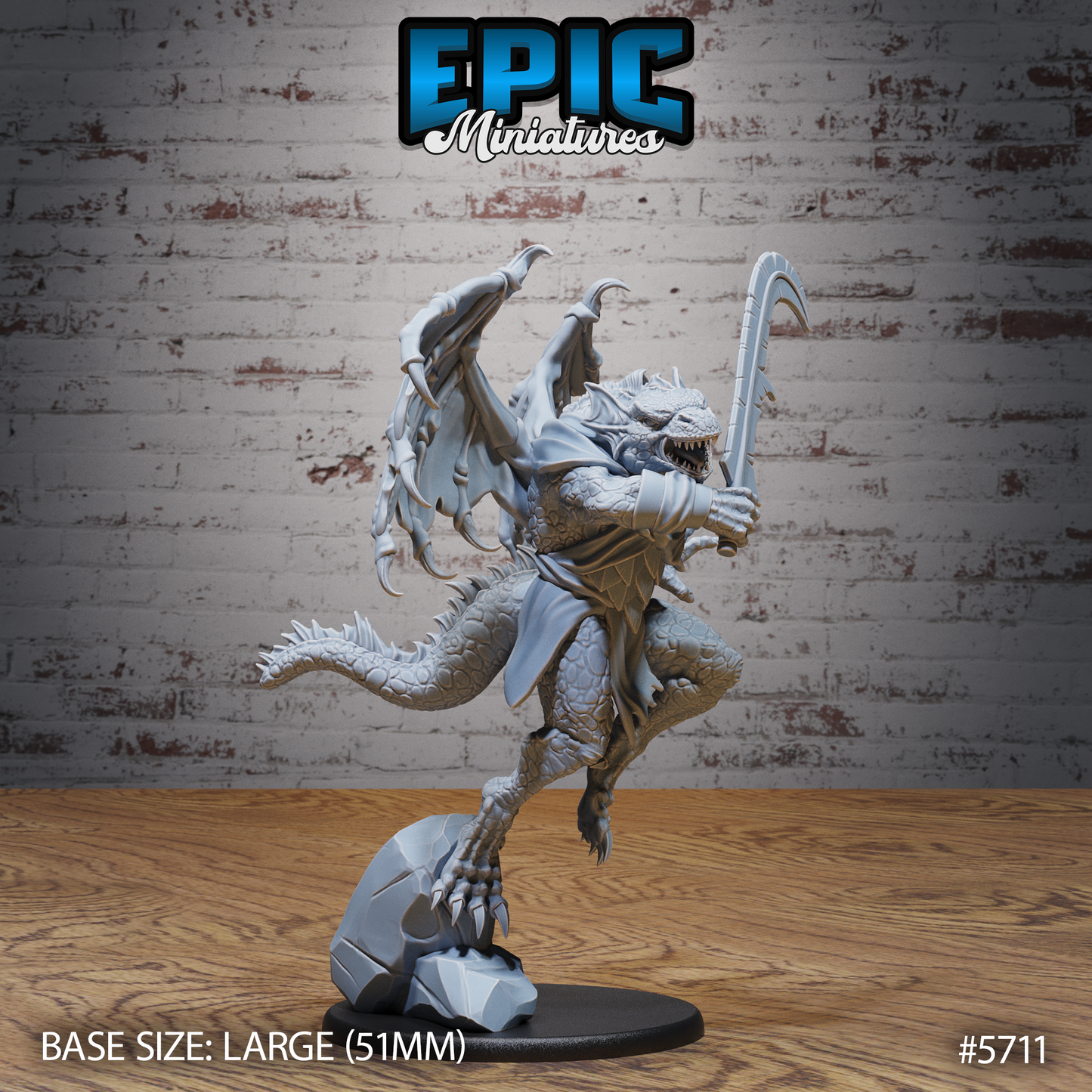 Draconian Warrior (3 Variants Available) - Epic Miniatures
