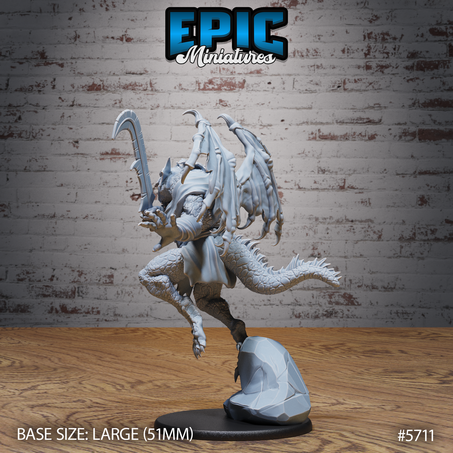 Draconian Warrior (3 Variants Available) - Epic Miniatures