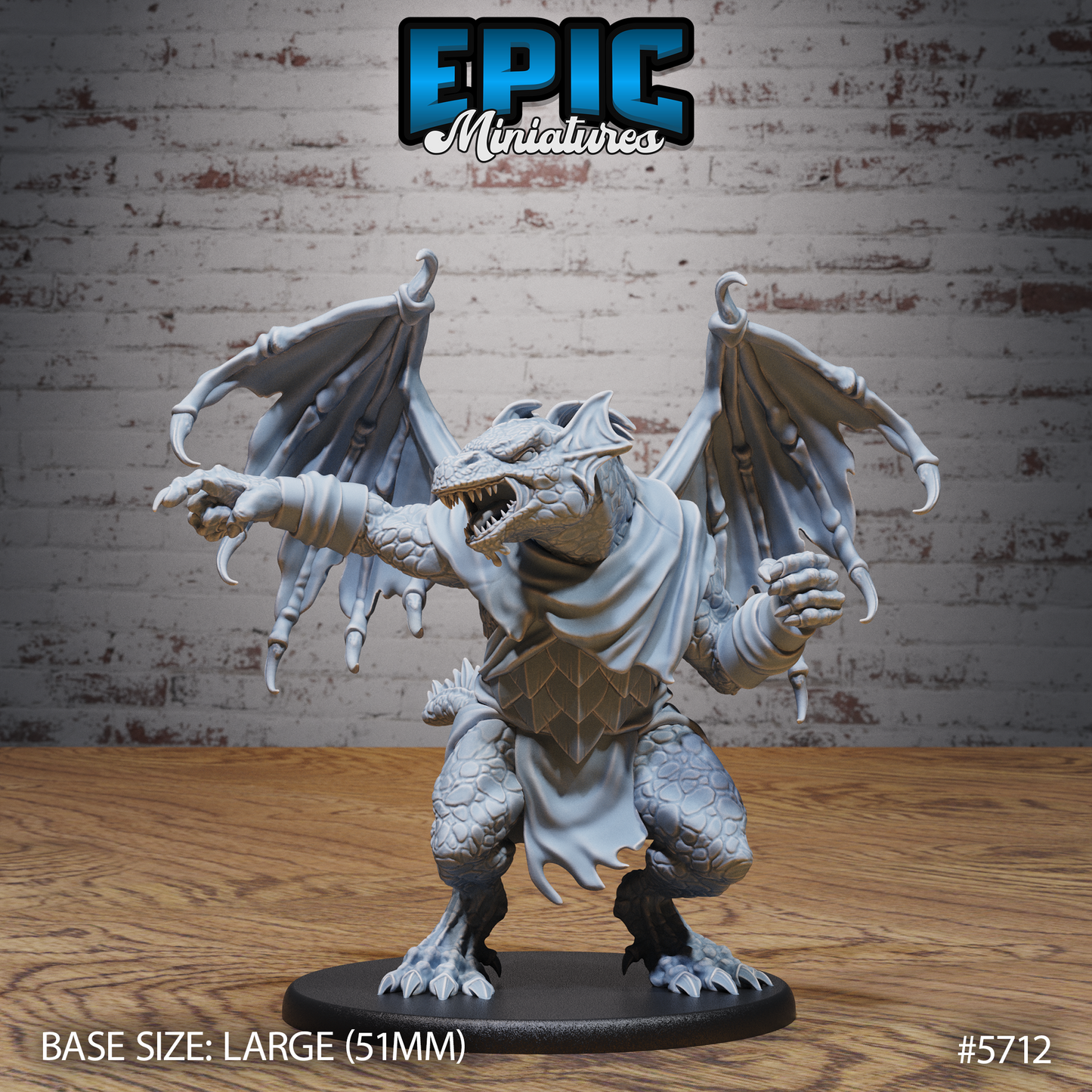 Draconian Warrior (3 Variants Available) - Epic Miniatures