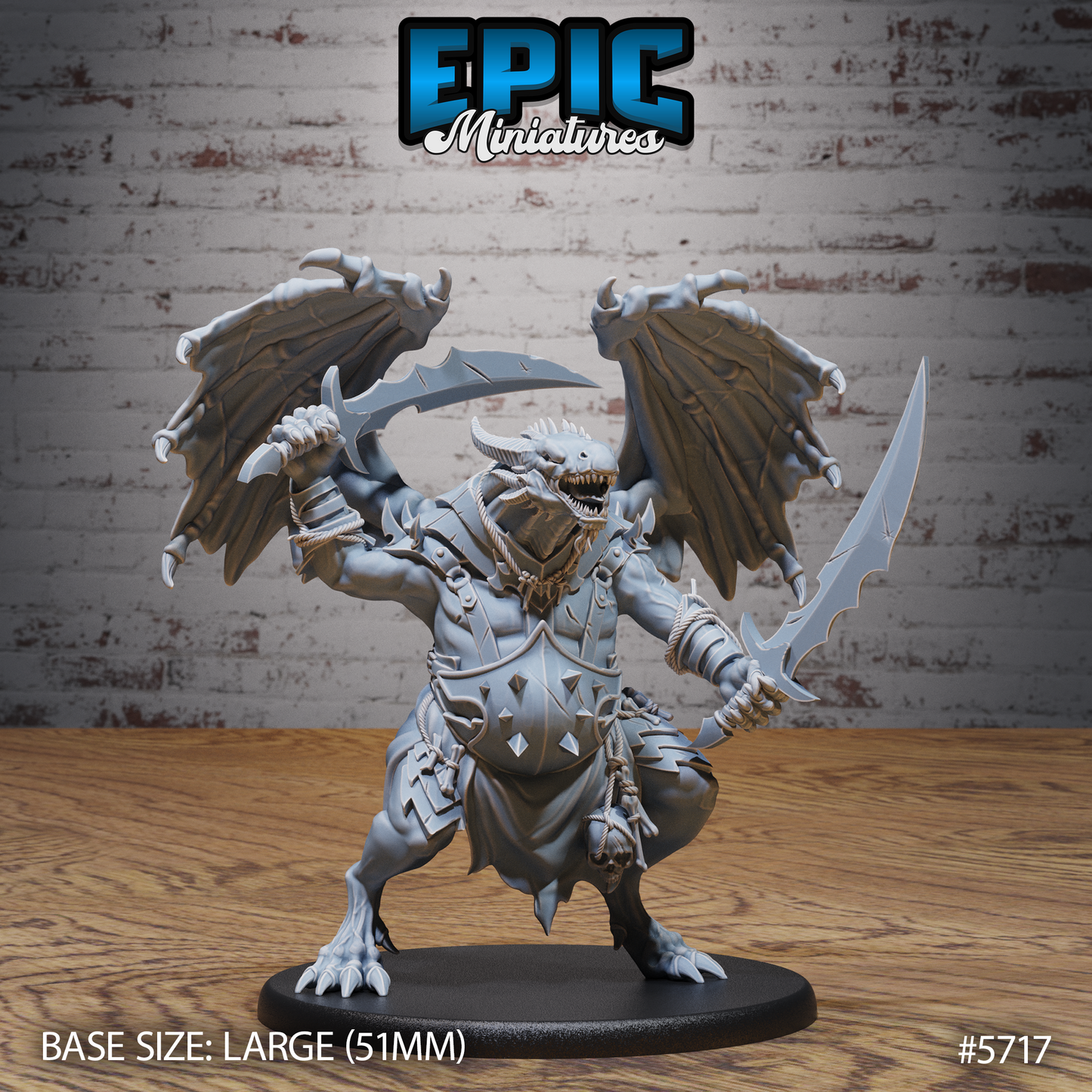 Draconian Butcher (3 Variants Available) - Epic Miniatures