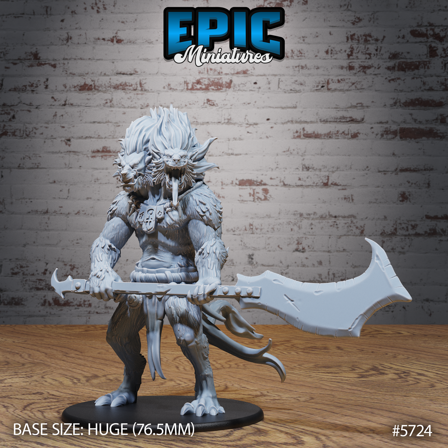 Abyssal Demon Lord (4 Variants Available) - Epic Miniatures