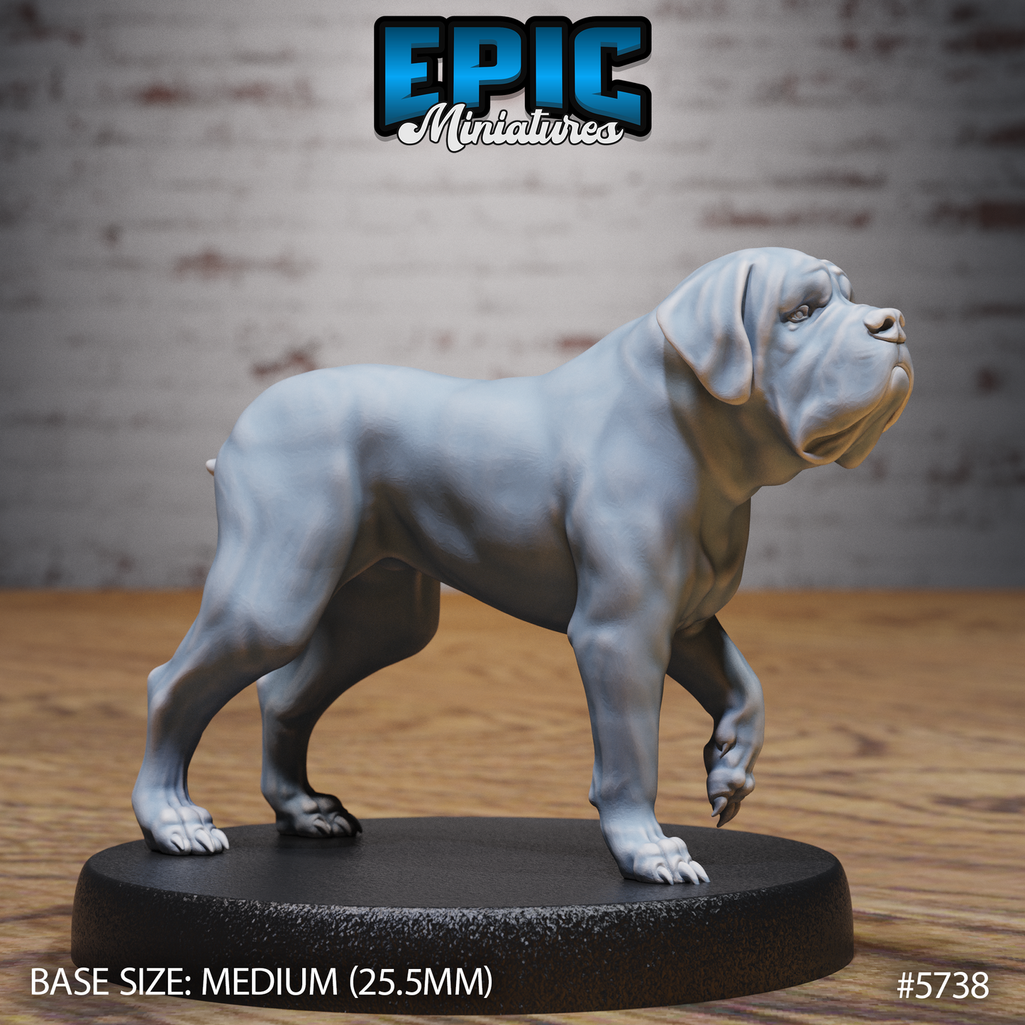 Mastiff War Dog (3 Variants Available) - Epic Miniatures