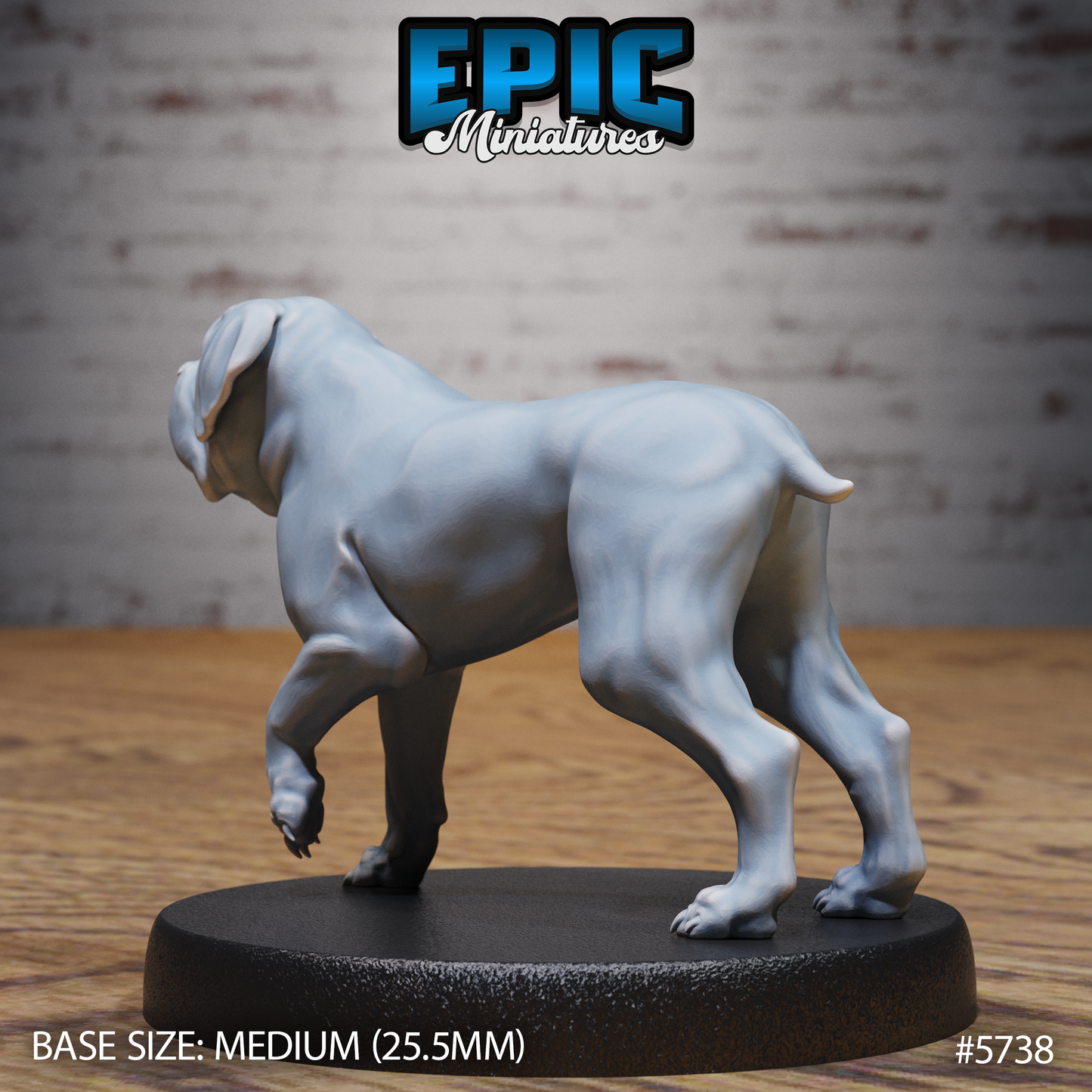 Mastiff War Dog (3 Variants Available) - Epic Miniatures