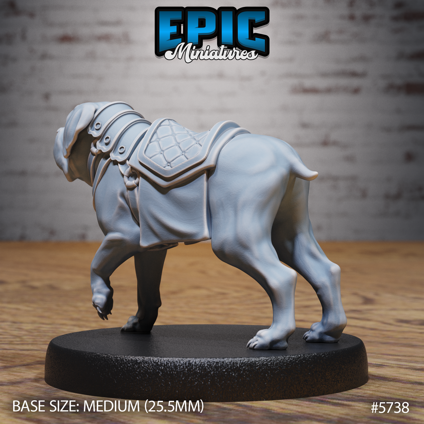 Mastiff War Dog - Mount (3 Variants Available) - Epic Miniatures
