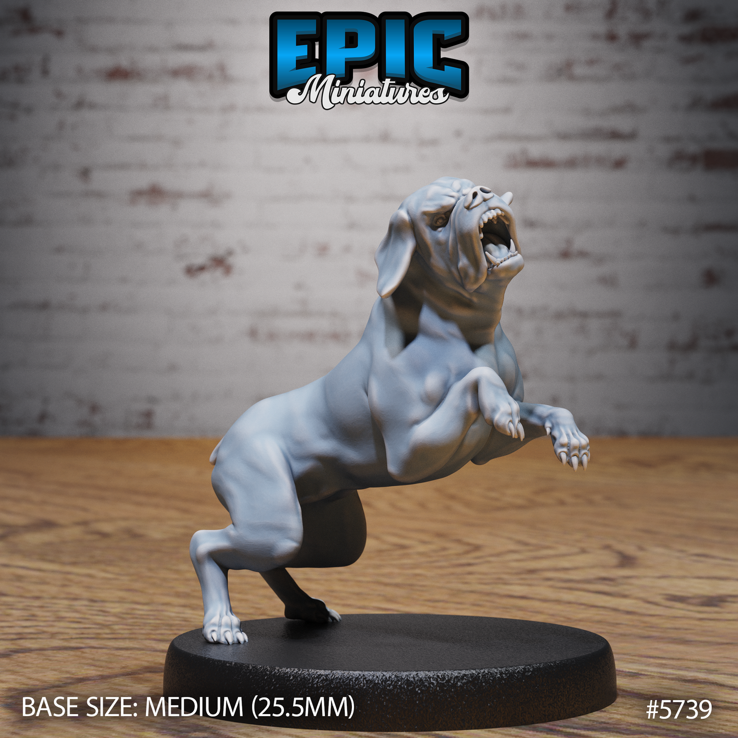 Mastiff War Dog (3 Variants Available) - Epic Miniatures