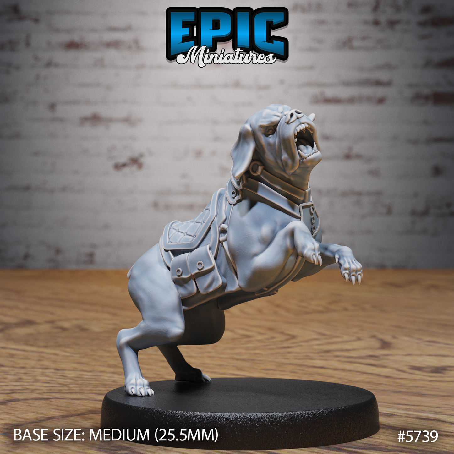 Mastiff War Dog - Mount (3 Variants Available) - Epic Miniatures