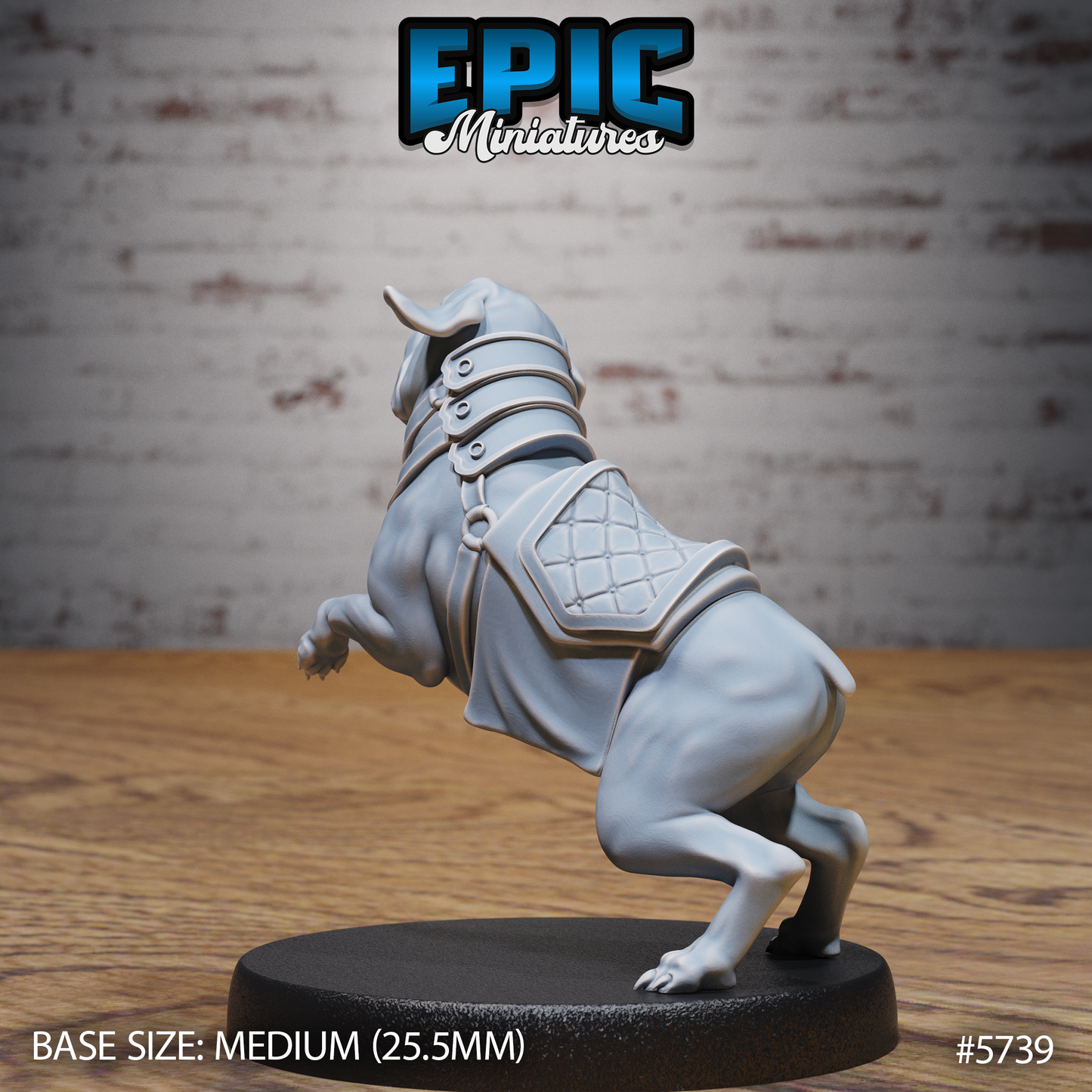 Mastiff War Dog - Mount (3 Variants Available) - Epic Miniatures