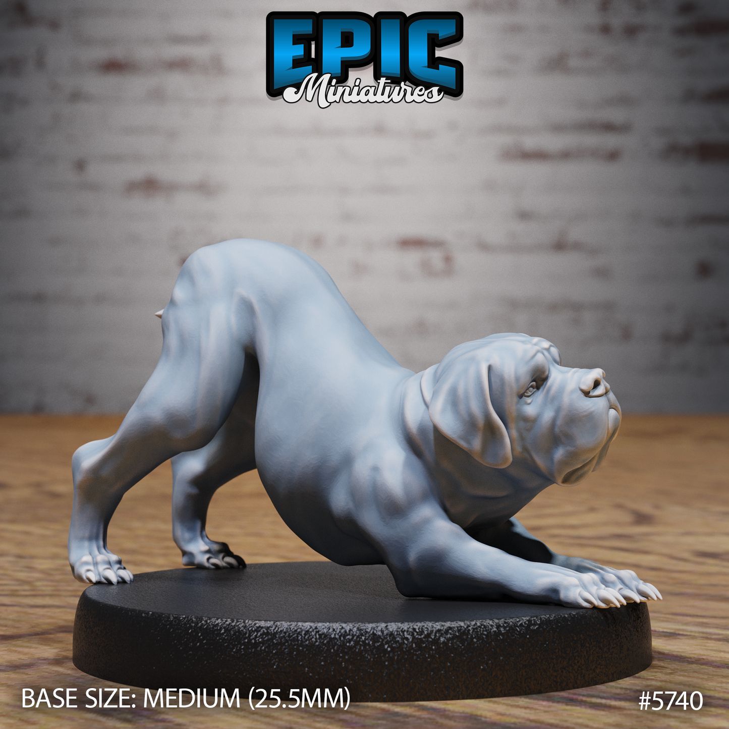 Mastiff War Dog (3 Variants Available) - Epic Miniatures