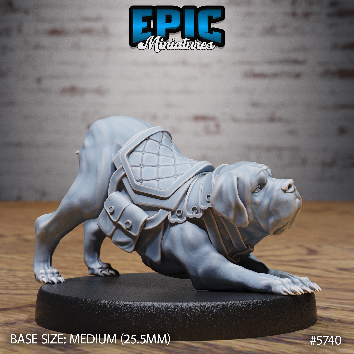 Mastiff War Dog - Mount (3 Variants Available) - Epic Miniatures